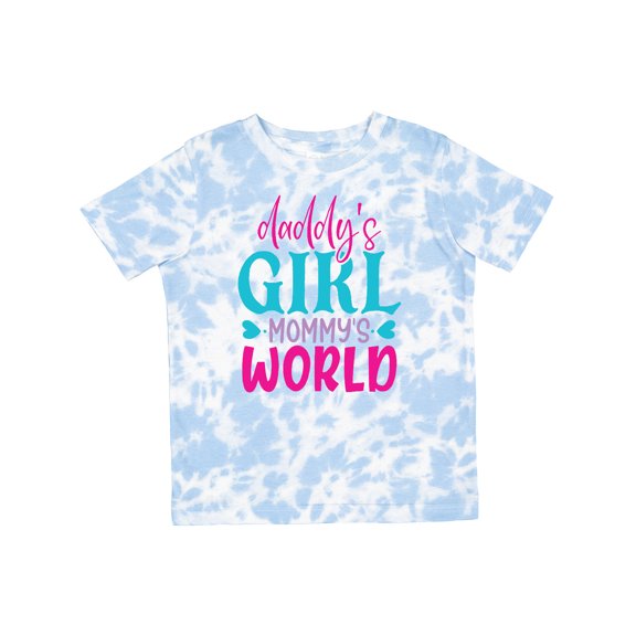 Inktastic Baby Daddy's Girl Mommy's World Cute Design Girls Toddler T-Shirt