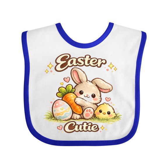Inktastic Baby Easter Bunny Boys or Girls Baby Bib