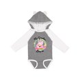 thumbnail image 1 of Inktastic Baby Flamingo My Grandma Loves Me with Flower Wreath Boys or Girls Long Sleeve Baby Bodysuit, 1 of 5