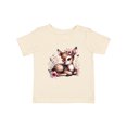 thumbnail image 1 of Inktastic Baby Girl Deer Cottagecore Girls Baby T-Shirt, 1 of 5