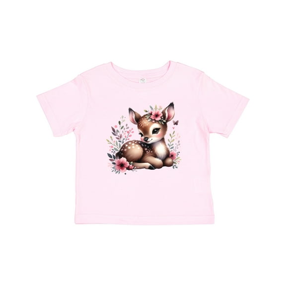 Inktastic Baby Girl Deer Cottagecore Girls Baby T-Shirt