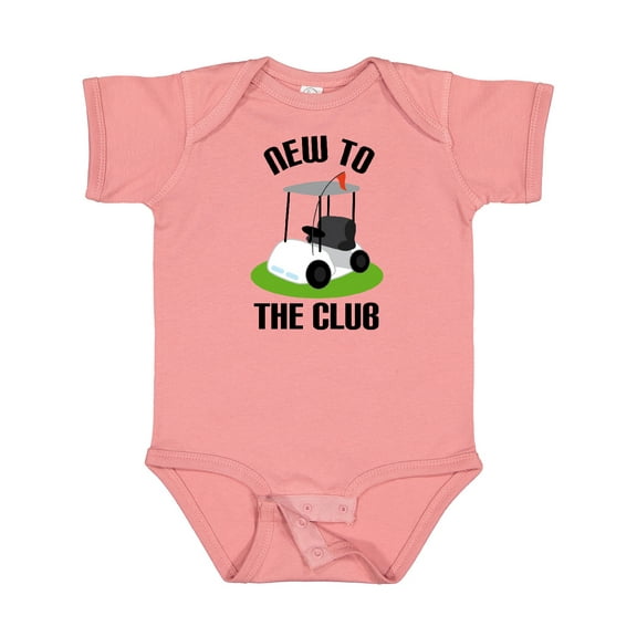 Inktastic Baby Golfing New to the Club Boys or Girls Baby Bodysuit