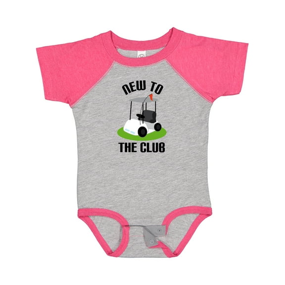 Inktastic Baby Golfing New to the Club Boys or Girls Baby Bodysuit