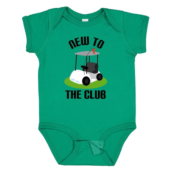 Inktastic Baby Golfing New to the Club Boys or Girls Baby Bodysuit