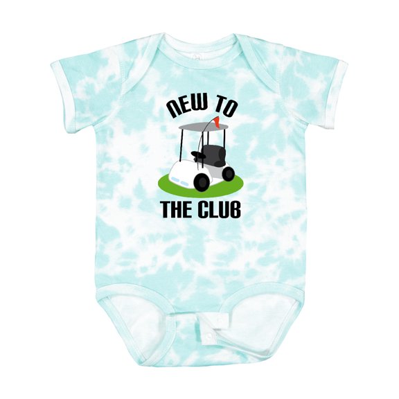 Inktastic Baby Golfing New to the Club Boys or Girls Baby Bodysuit