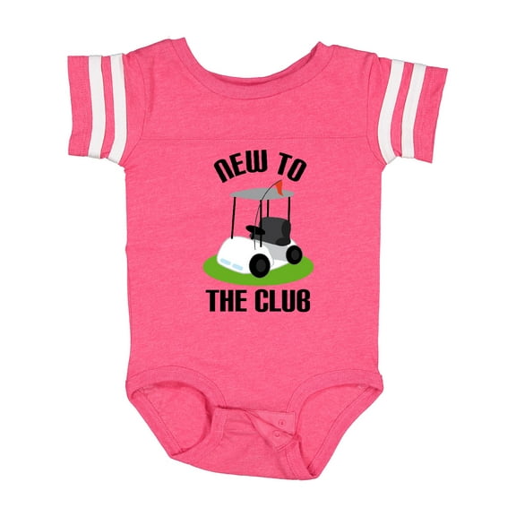 Inktastic Baby Golfing New to the Club Boys or Girls Baby Bodysuit