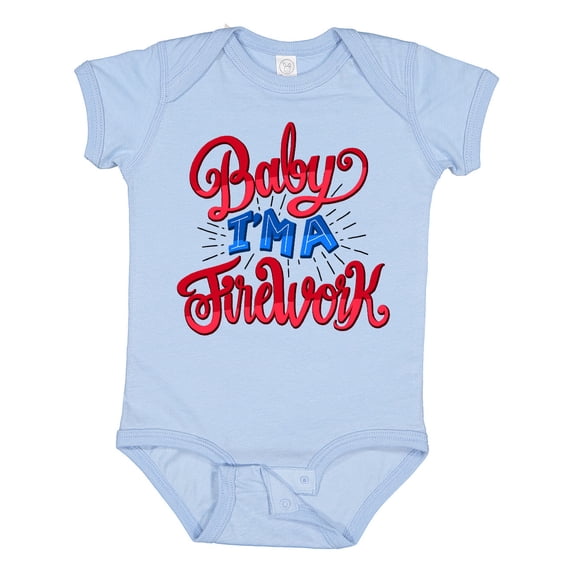 Inktastic Baby Im a Firework Hand Lettered Boys or Girls Baby Bodysuit