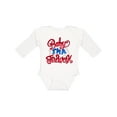 thumbnail image 1 of Inktastic Baby Im a Firework Hand Lettered Boys or Girls Long Sleeve Baby Bodysuit, 1 of 5