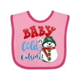 thumbnail image 1 of Inktastic Baby It's Cold Outside Boys or Girls Baby Bib, 1 of 4