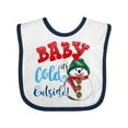 thumbnail image 1 of Inktastic Baby It's Cold Outside Boys or Girls Baby Bib, 1 of 4
