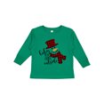 thumbnail image 1 of Inktastic Baby It's Cold Outside Cute Snowman in Plaid Print Boys or Girls Long Sleeve Toddler T-Shirt, 1 of 5