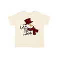 thumbnail image 1 of Inktastic Baby It's Cold Outside Cute Snowman in Plaid Print Boys or Girls Toddler T-Shirt, 1 of 5