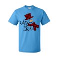 thumbnail image 1 of Inktastic Baby It's Cold Outside Cute Snowman in Plaid Print T-Shirt, 1 of 5