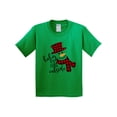 thumbnail image 1 of Inktastic Baby It's Cold Outside Cute Snowman in Plaid Print Youth T-Shirt, 1 of 5