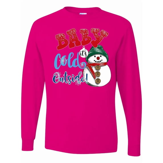 Inktastic Baby It's Cold Outside Long Sleeve T-Shirt