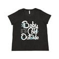 thumbnail image 1 of Inktastic Baby It's Cold Outside Women's Plus Size T-Shirt, 1 of 5