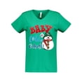 thumbnail image 1 of Inktastic Baby It's Cold Outside Women's V-Neck T-Shirt, 1 of 5