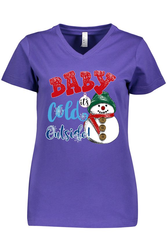 Baby It's Cold Outside Women's V-Neck T-Shirt