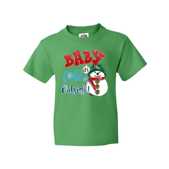 Inktastic Baby It's Cold Outside Youth T-Shirt