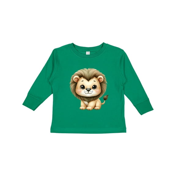 Inktastic Baby Lion Boys or Girls Long Sleeve Toddler T-Shirt