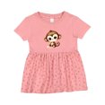 thumbnail image 1 of Inktastic Baby Monkey Girls Baby Dress, 1 of 5