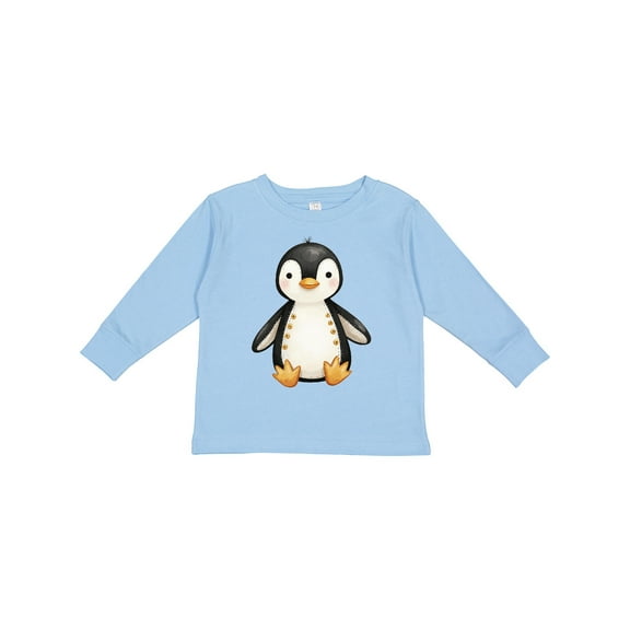 Inktastic Baby Penguin Boys or Girls Long Sleeve Toddler T-Shirt