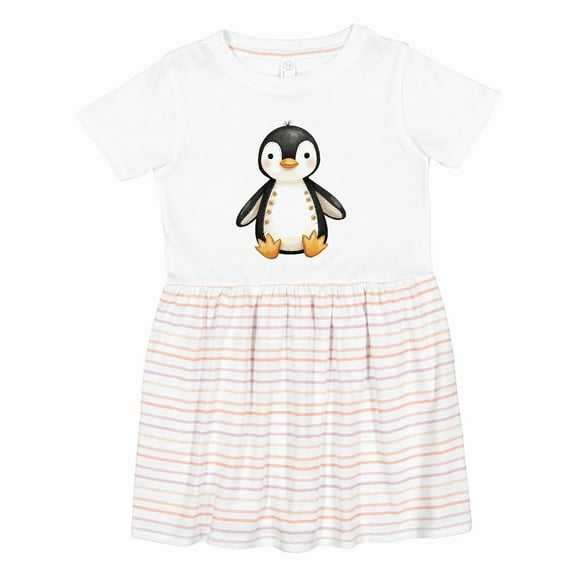 Inktastic Baby Penguin Girls Toddler Dress