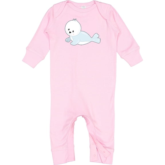 Inktastic Baby Seal Baby Romper Coveralls