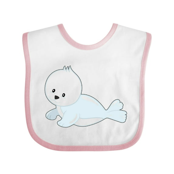 Inktastic Baby Seal Boys or Girls Baby Bib