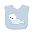 thumbnail image 1 of Inktastic Baby Seal Boys or Girls Baby Bib, 1 of 4