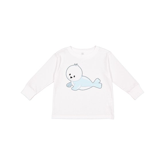 Inktastic Baby Seal Boys or Girls Long Sleeve Toddler T-Shirt