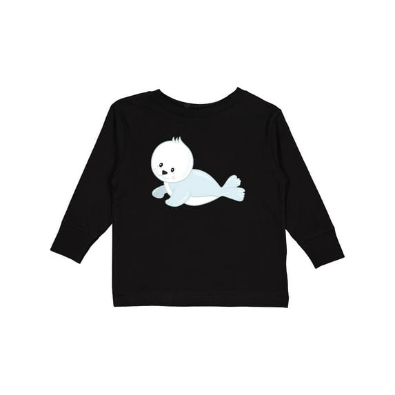 Inktastic Baby Seal Boys or Girls Long Sleeve Toddler T-Shirt