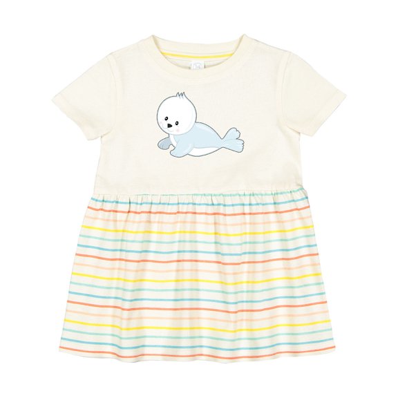 Inktastic Baby Seal Girls Baby Dress