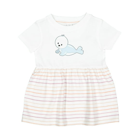 Inktastic Baby Seal Girls Baby Dress