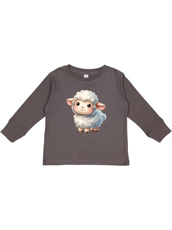 Baby Sheep Boys or Girls Long Sleeve Toddler T-Shirt