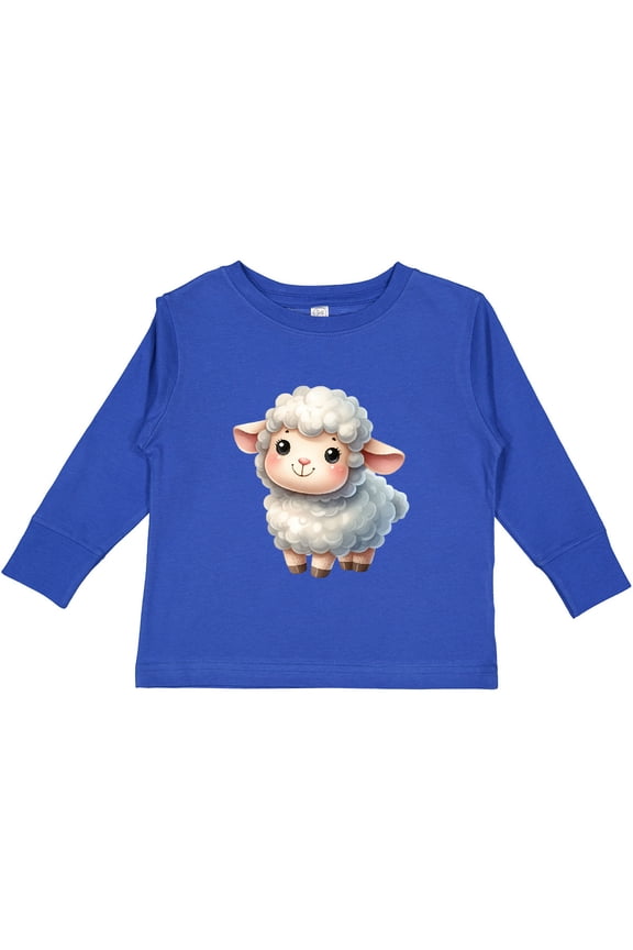 Baby Sheep Boys or Girls Long Sleeve Toddler T-Shirt