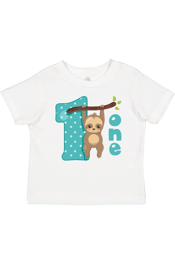 Baby Sloth 1st Birthday Boys or Girls Baby T-Shirt