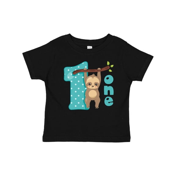 Inktastic Baby Sloth 1st Birthday Boys or Girls Baby T-Shirt