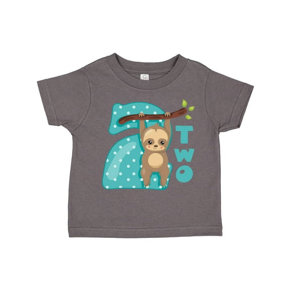 Inktastic Baby Sloth 2nd Birthday Boys or Girls Toddler T-Shirt