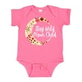 thumbnail image 1 of Inktastic Baby Stay Wild Moon Child Crescent Moon with Flowers Girls Baby Bodysuit, 1 of 5