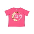 thumbnail image 1 of Inktastic Baby Stay Wild Moon Child Crescent Moon with Flowers Girls Toddler T-Shirt, 1 of 5