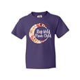 thumbnail image 1 of Inktastic Baby Stay Wild Moon Child Crescent Moon with Flowers Youth T-Shirt, 1 of 5