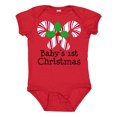 thumbnail image 1 of Inktastic Baby's 1st Christmas Candy Canes Boys or Girls Baby Bodysuit, 1 of 5
