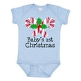 thumbnail image 1 of Inktastic Baby's 1st Christmas Candy Canes Boys or Girls Baby Bodysuit, 1 of 5