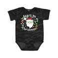 thumbnail image 1 of Inktastic Baby's 1st Christmas Santa with Candy Canes Boys or Girls Baby Bodysuit, 1 of 5