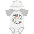 thumbnail image 1 of Inktastic Baby's 1st Christmas Santa with Candy Canes Boys or Girls Baby Bodysuit, 1 of 5