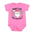 thumbnail image 1 of Inktastic Baby's 1st Christmas Santa with Candy Canes Boys or Girls Baby Bodysuit, 1 of 5