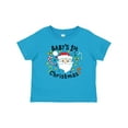 thumbnail image 1 of Inktastic Baby's 1st Christmas Santa with Candy Canes Boys or Girls Baby T-Shirt, 1 of 5