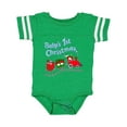 thumbnail image 1 of Inktastic Baby's 1st Christmas Train with Presents and Tree Boys or Girls Baby Bodysuit, 1 of 5