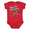thumbnail image 1 of Inktastic Baby's 1st Christmas Train with Presents and Tree Boys or Girls Baby Bodysuit, 1 of 5